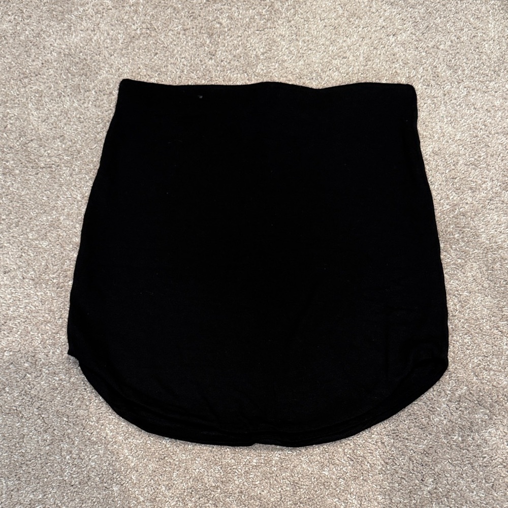 Lux Black Mini Skirt
